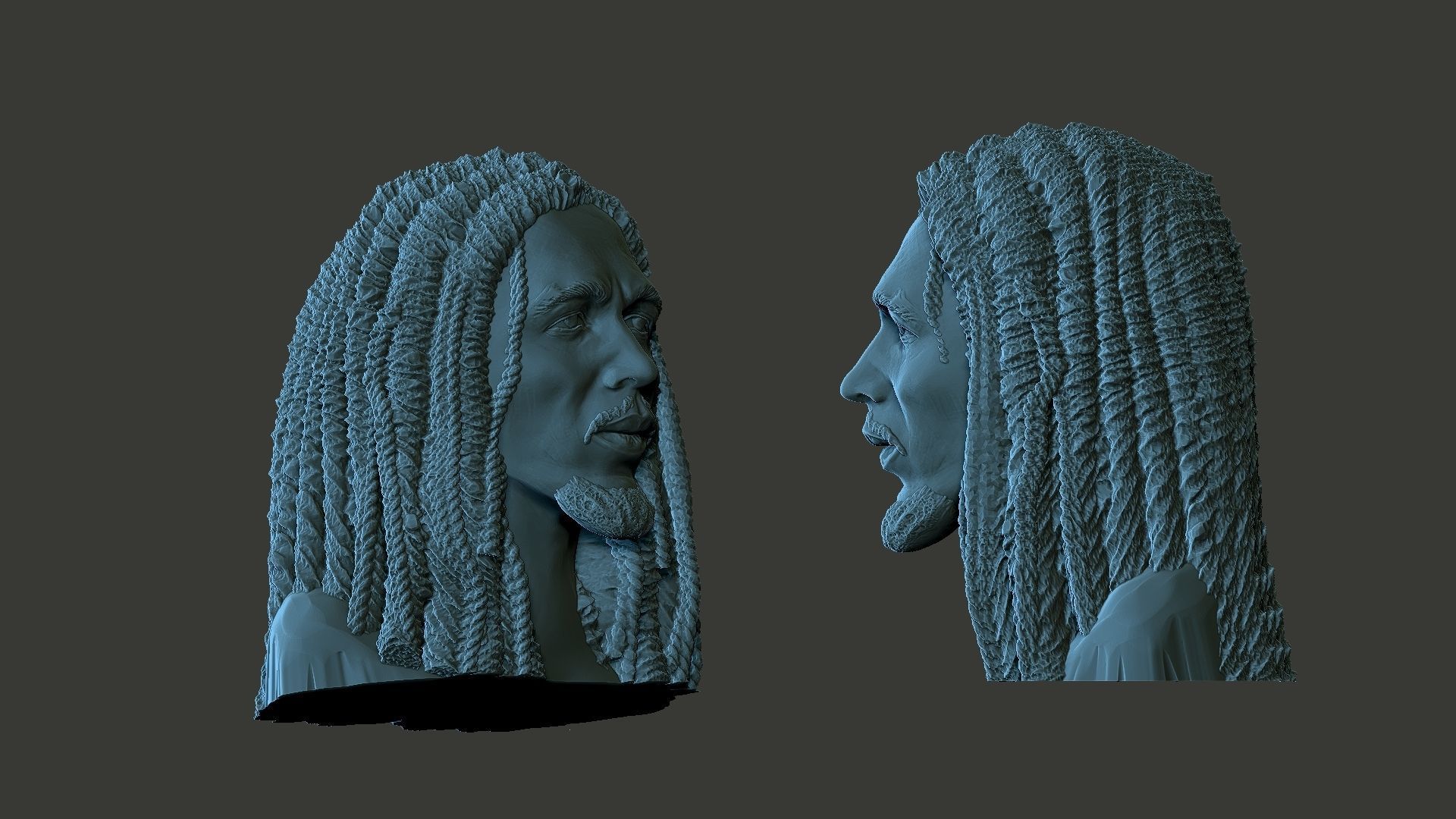 Bob Marley 3D print model_8