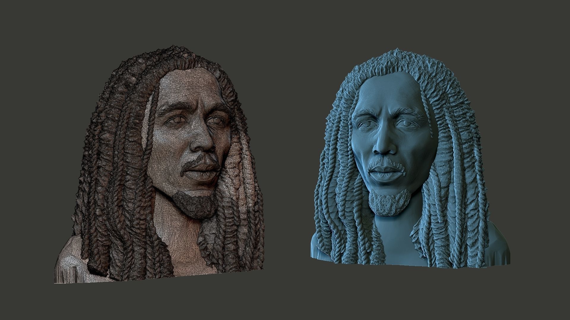 Bob Marley 3D print model_7