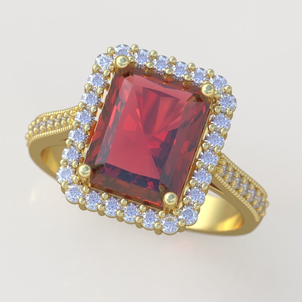 Ring 3D model 0265 3D printable model16 3D print model_1