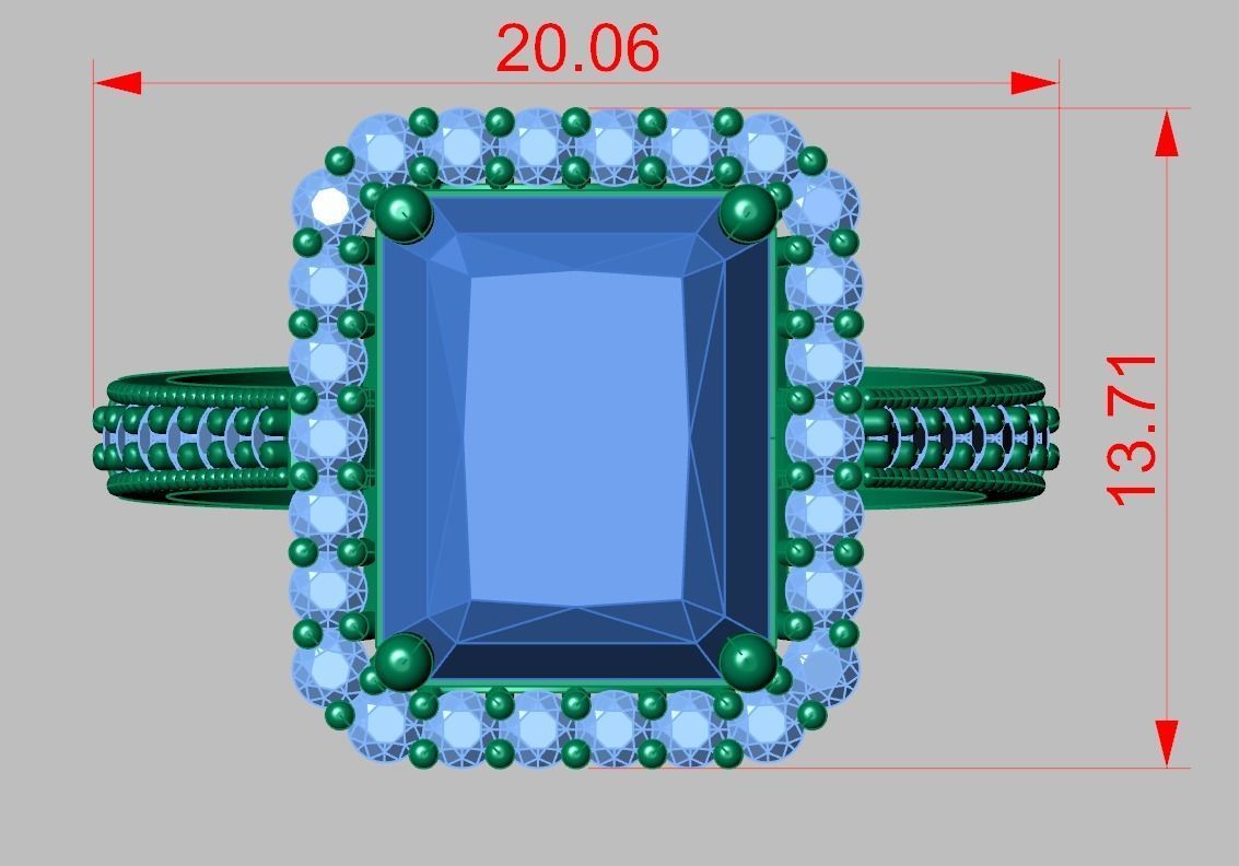 Ring 3D model 0265 3D printable model16 3D print model_14
