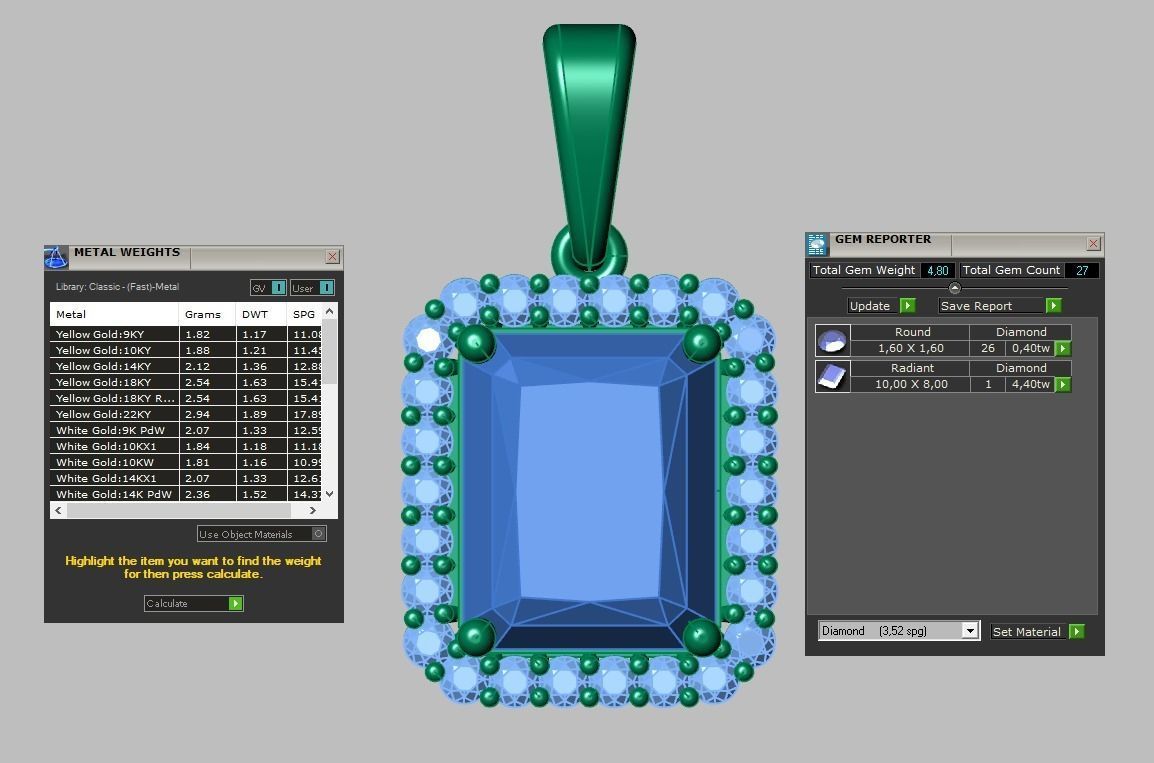 Exclusive Pendant model 3D 0178 printable model15 3D print model_11