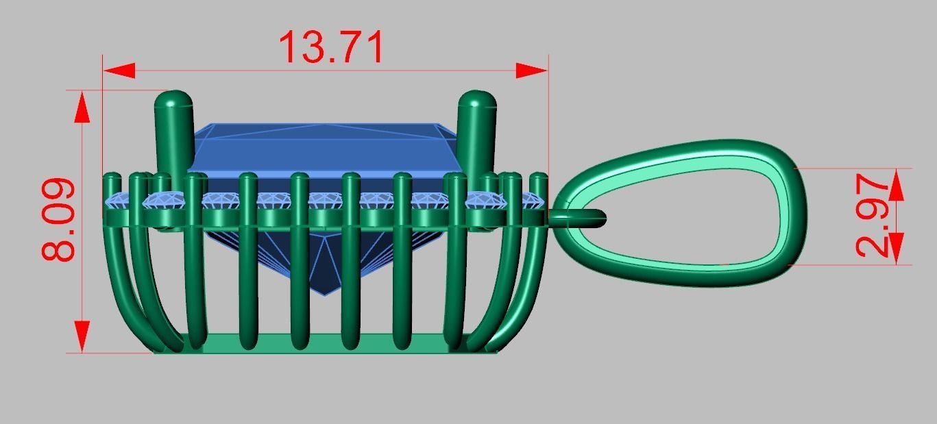 Exclusive Pendant model 3D 0178 printable model15 3D print model_8