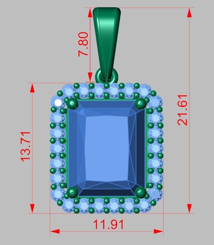 Exclusive Pendant model 3D 0178 printable model15 3D print model_12