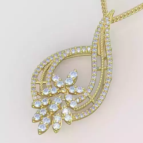 Exclusive Pendant model 3D 0179 printable model-15