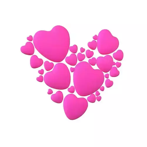 Combination Design Heart Icon v1 001