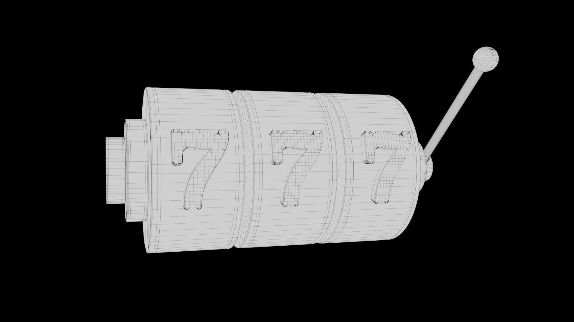 Casino Neon Slots 3D model_4