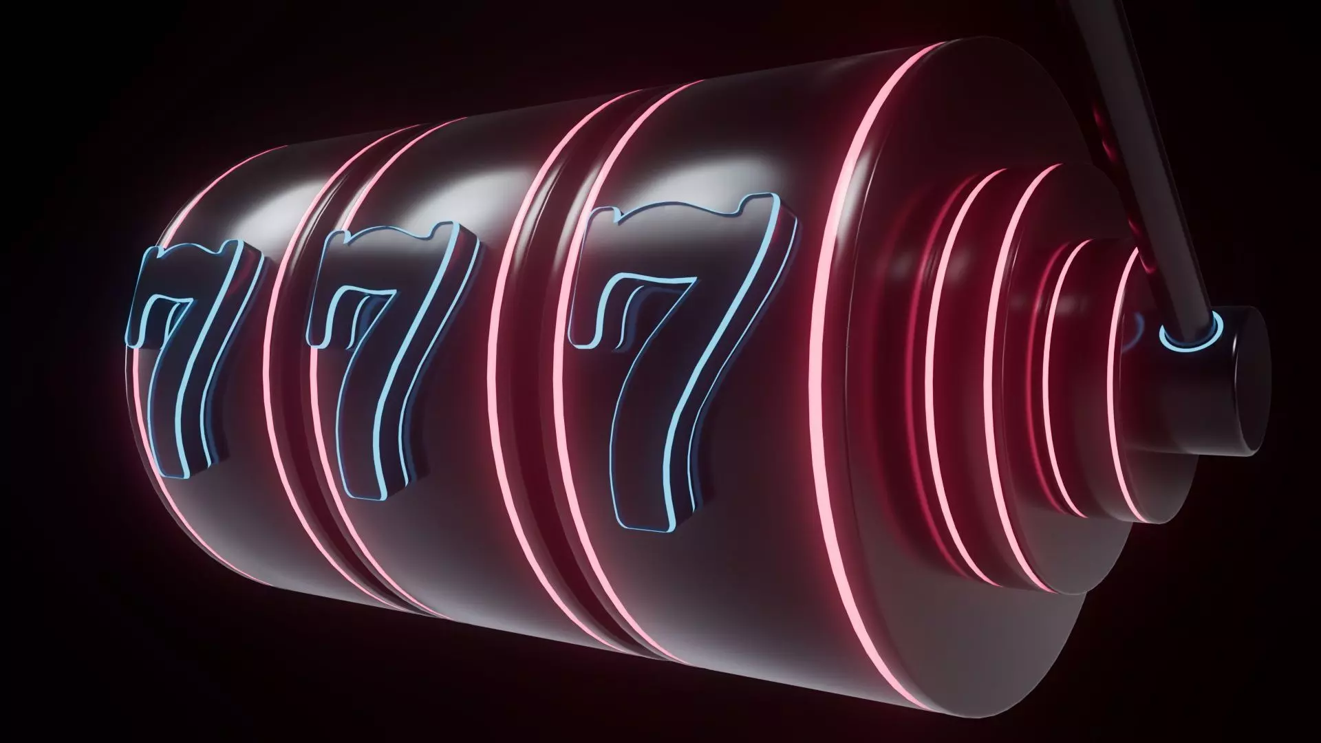 Casino Neon Slots 3D model_0