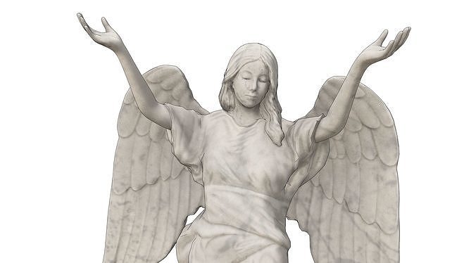 Angel Statue 3D model