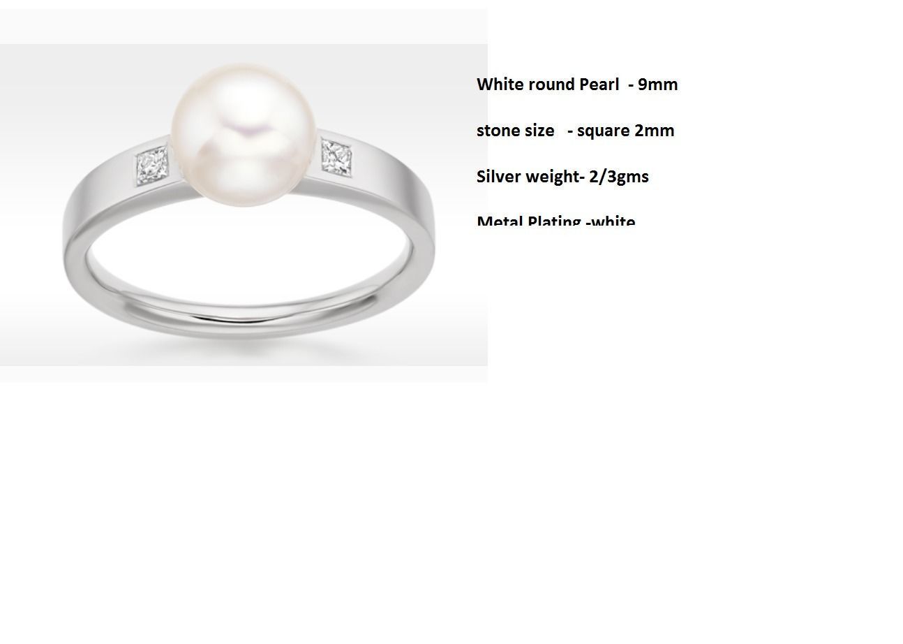 Solitaire Engagement Wedding Opal Stone Ring 3D print model_3