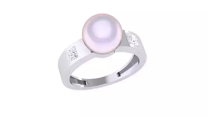 Solitaire Engagement Wedding Opal Stone Ring