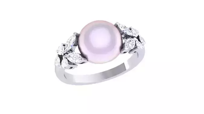 Solitaire Engagement Wedding Opal Stone Ring