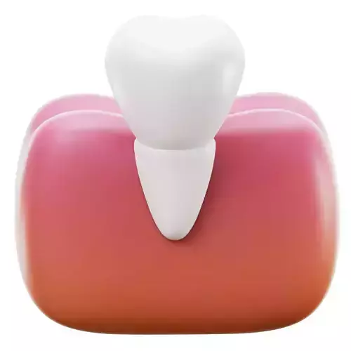 Incisor Tooth 3D Icon