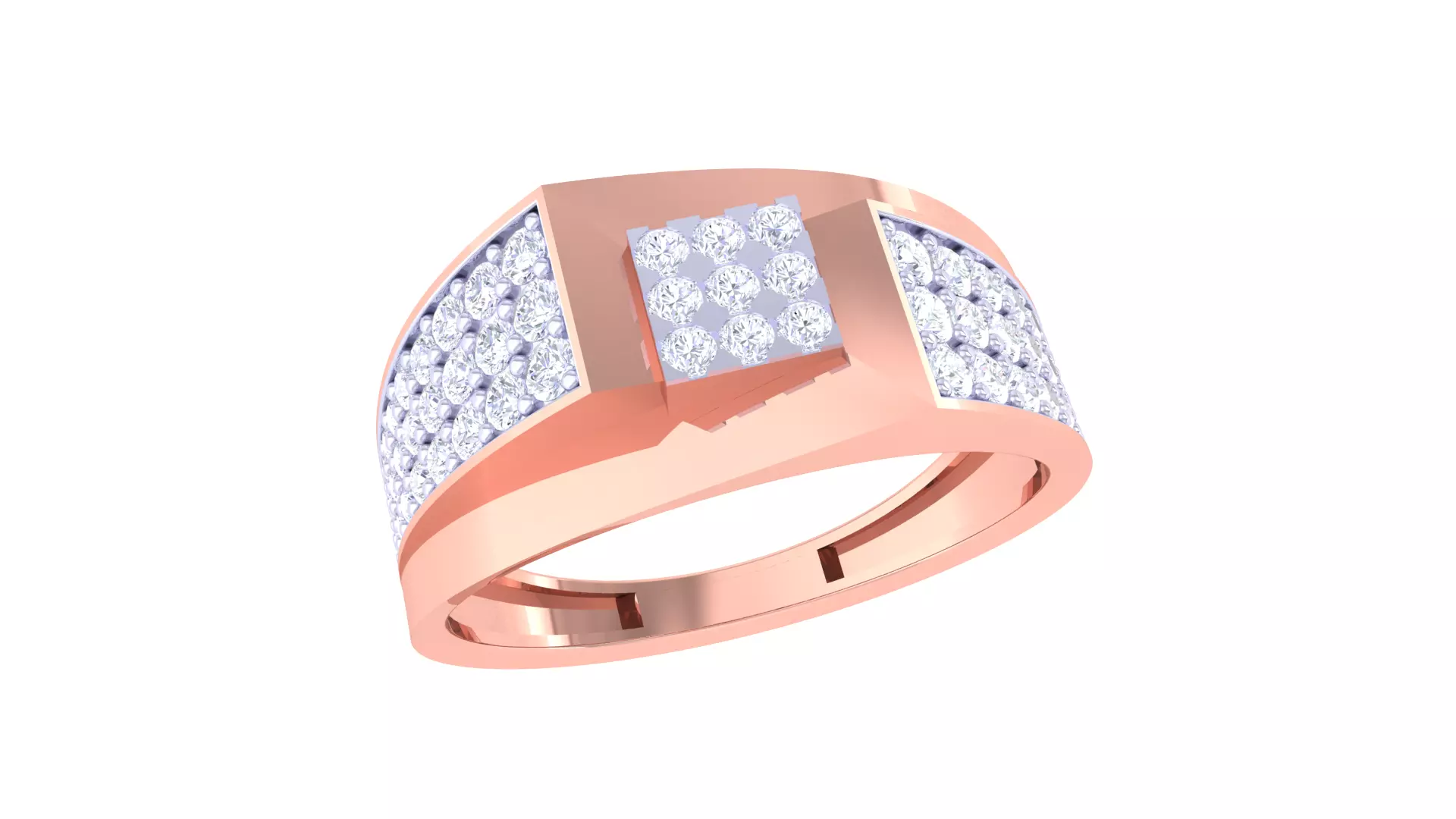 Engagement Wedding Ring 3dm STL OBJ FBX Renders Details 3D print model_0