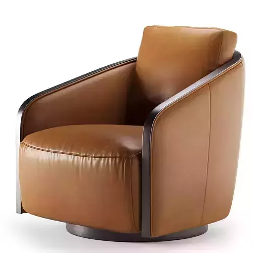 Pomona leather Swivel Chair