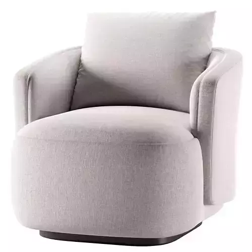 CASPIA ARM CHAIR Low-poly 3D model