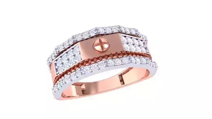 Engagement Wedding Ring 3dm STL OBJ FBX Renders Details