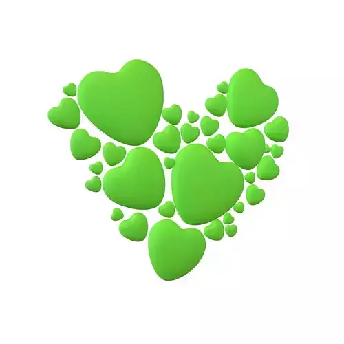 Combination Design Heart Icon v1 007