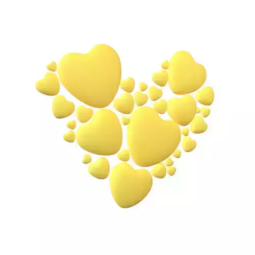 Combination Design Heart Icon v1 010