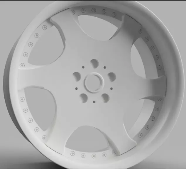 12MM HEX D52mm RC Wheels Kranze Bazreia with and without tires 3D print model_0