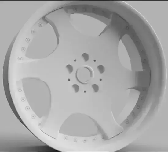 12MM HEX D52mm RC Wheels Kranze Bazreia with and without tires 3D print model