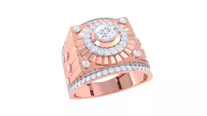 Engagement Wedding Ring 3dm STL OBJ FBX Renders Details