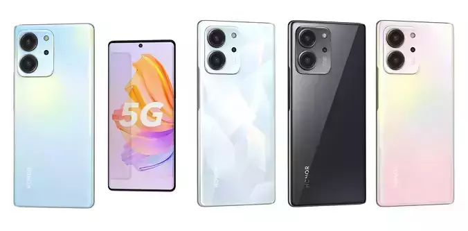 Honor 8 SE All Colors 3D model