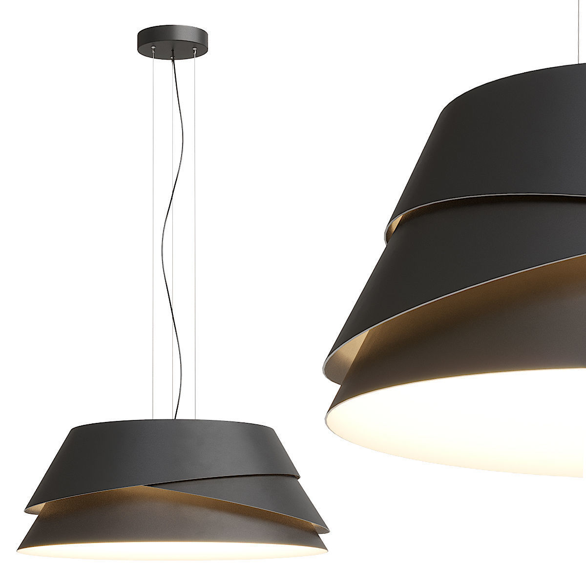 Lamaptron SULO pendant light 3D model_1