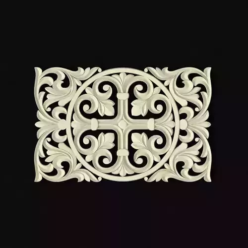 Central decor ornament for furniture