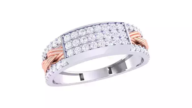 Engagement Wedding Ring 3dm STL OBJ FBX Renders Details