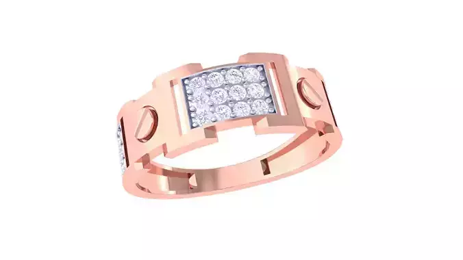 Engagement Wedding Ring 3dm STL OBJ FBX Renders Details