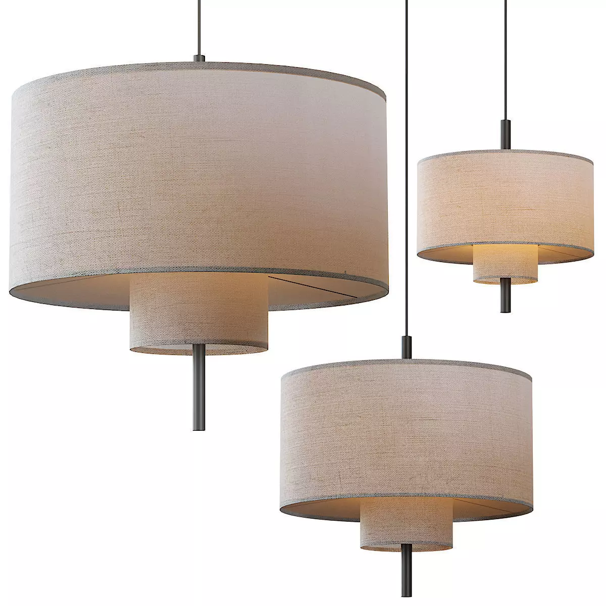 Lampatron ANDREAN pendant light 3D model_0