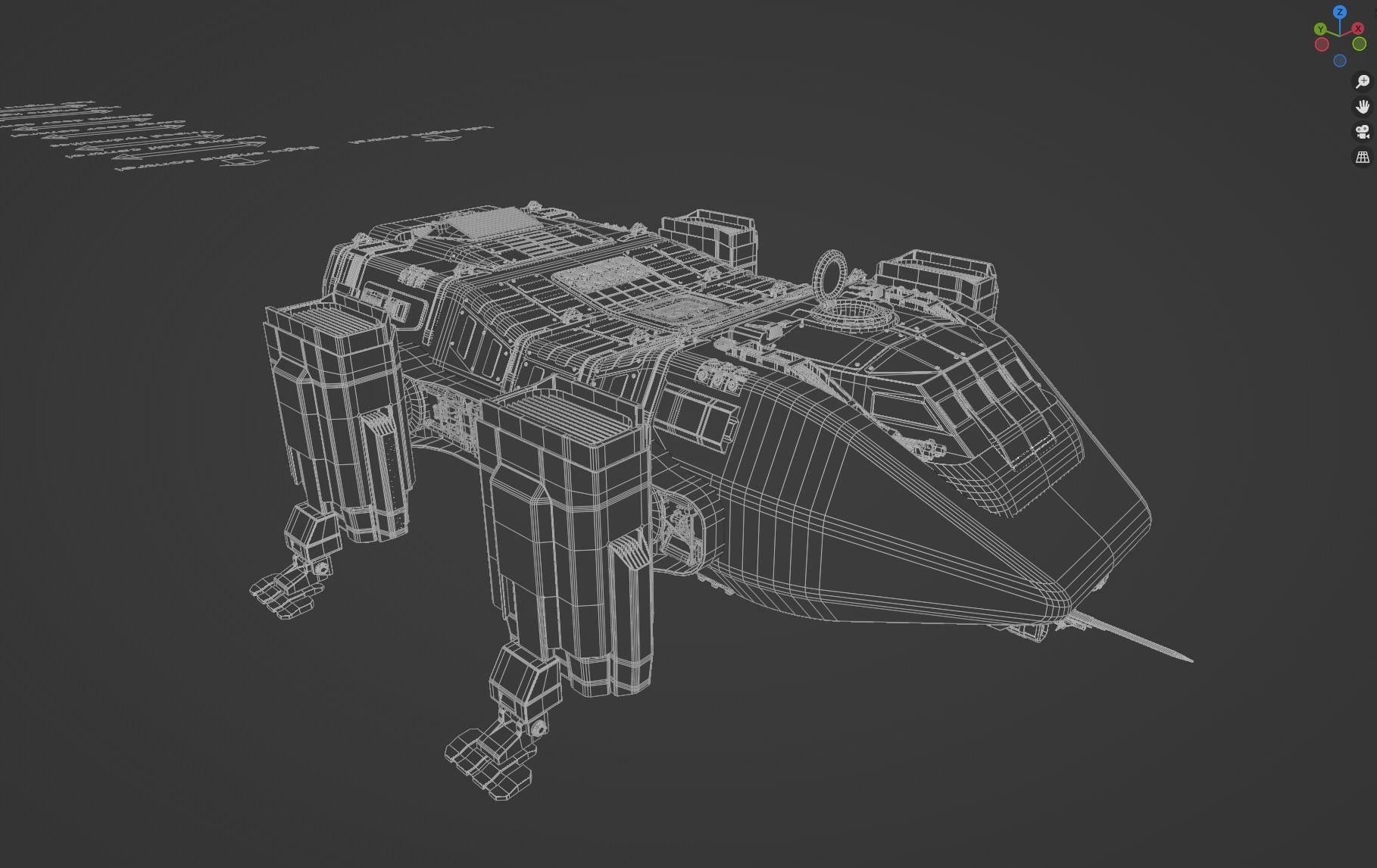 Pbr-The Mars Lander Hercules 3D model_12