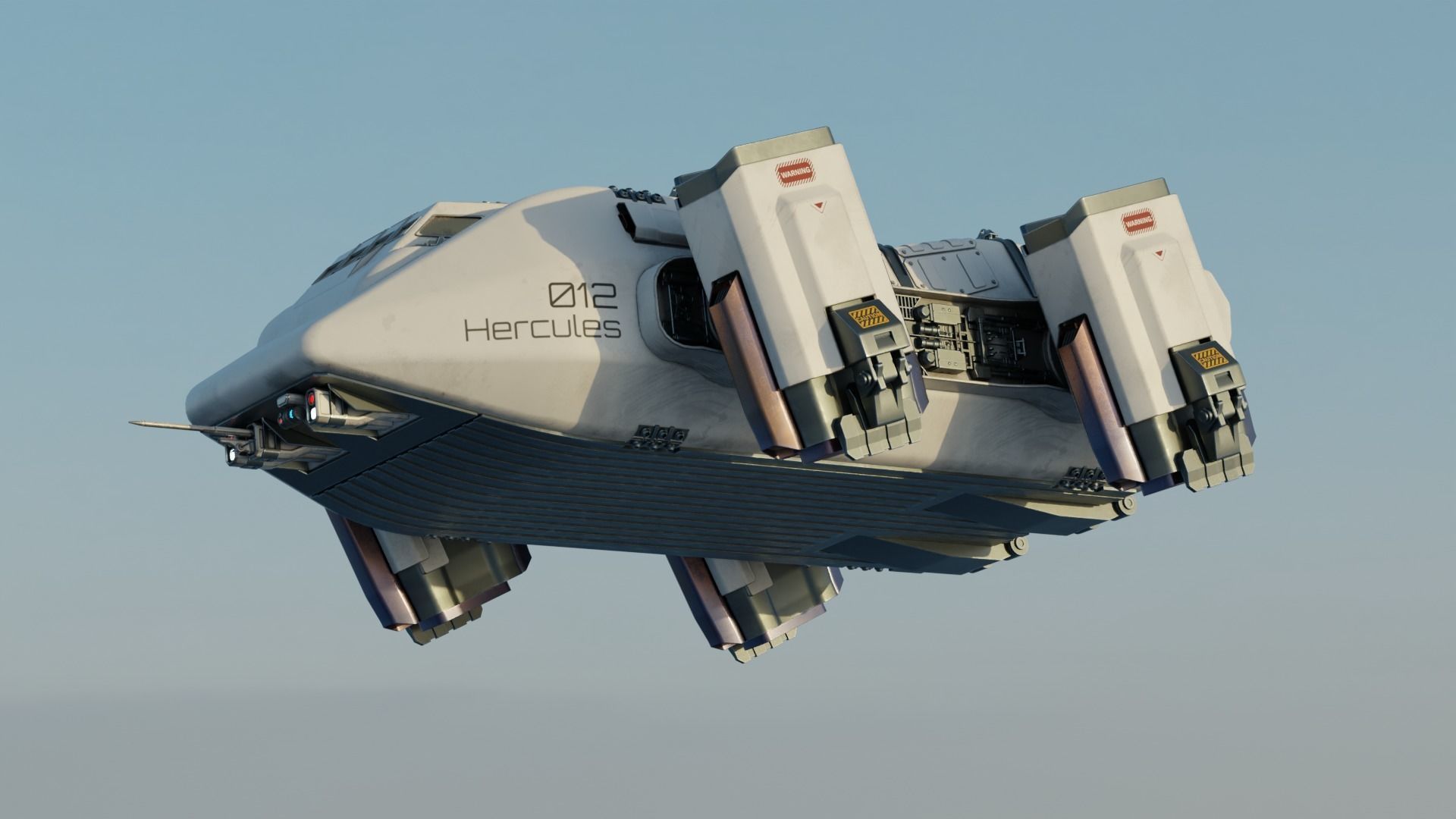 Pbr-The Mars Lander Hercules 3D model_10