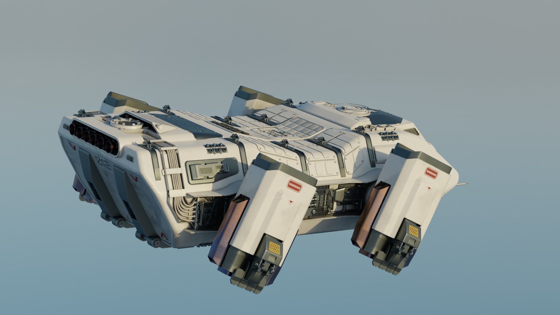 Pbr-The Mars Lander Hercules 3D model_11