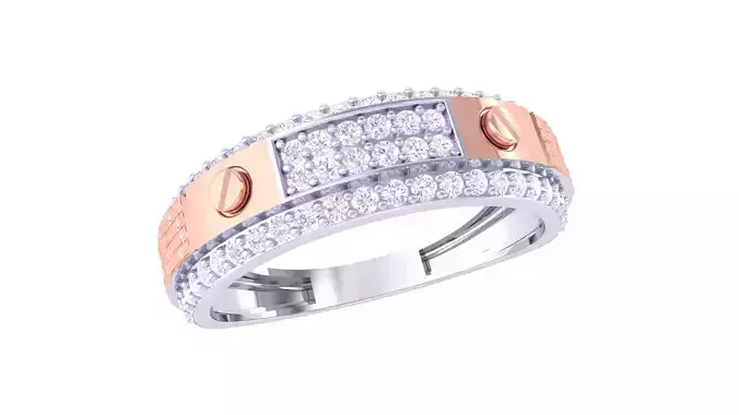 Engagement Wedding Ring 3dm STL OBJ FBX Renders Details