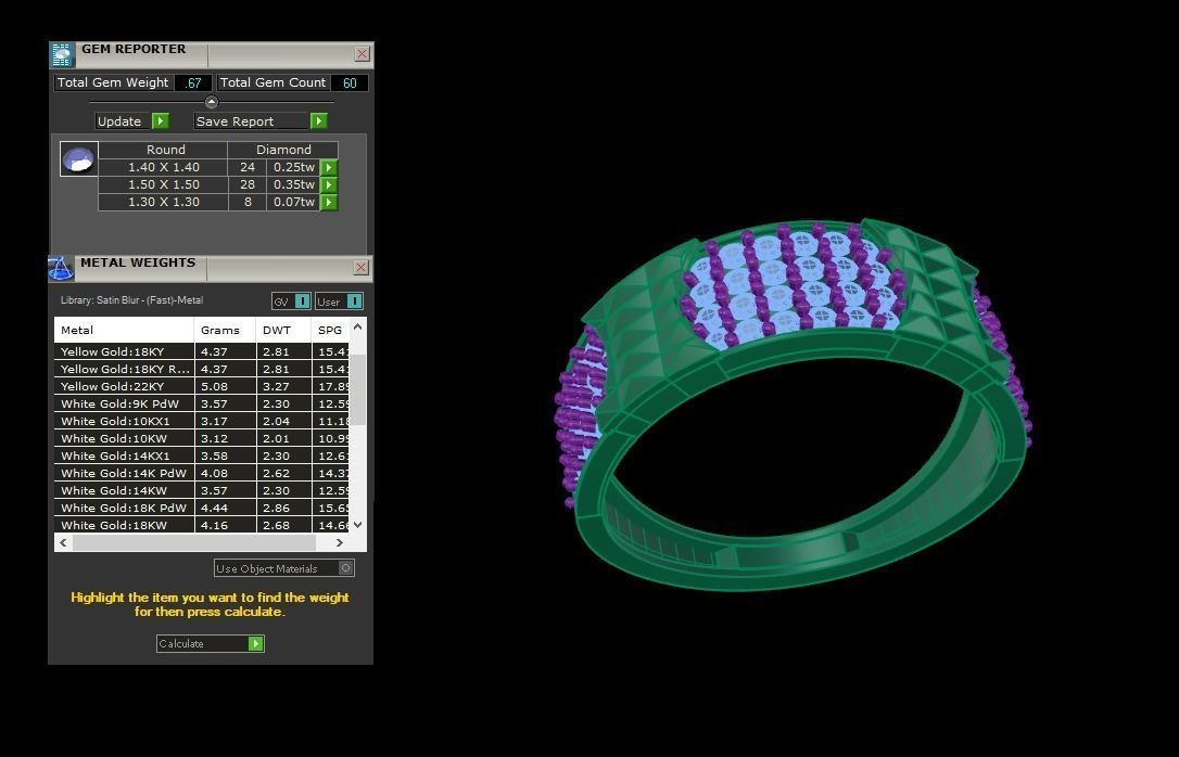 Engagement Wedding Ring 3dm STL OBJ FBX Renders Details 3D print model_4