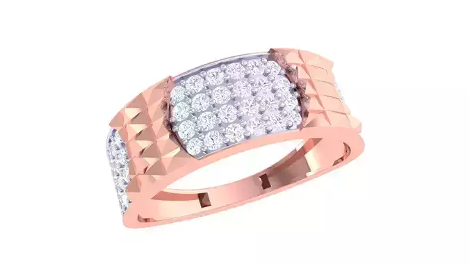 Engagement Wedding Ring 3dm STL OBJ FBX Renders Details