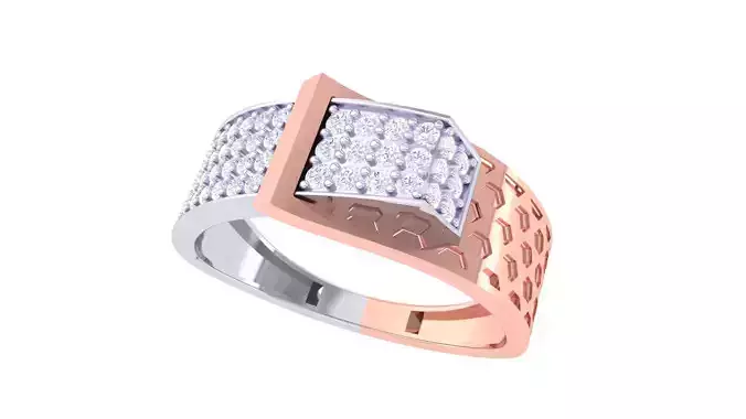 Engagement Wedding Ring 3dm STL OBJ FBX Renders Details
