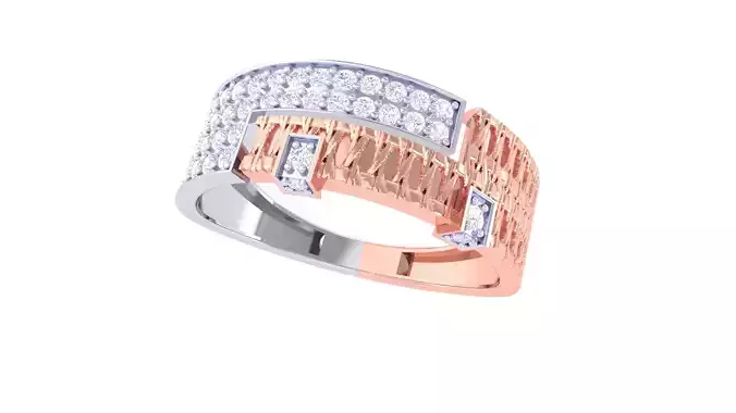 Engagement Wedding Ring 3dm STL OBJ FBX Renders Details