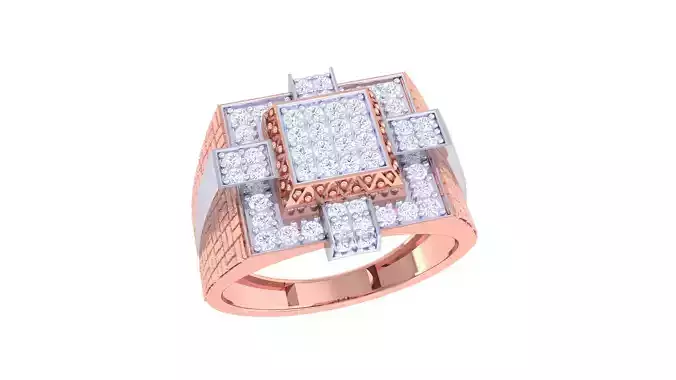 Engagement Wedding Ring 3dm STL OBJ FBX Renders Details
