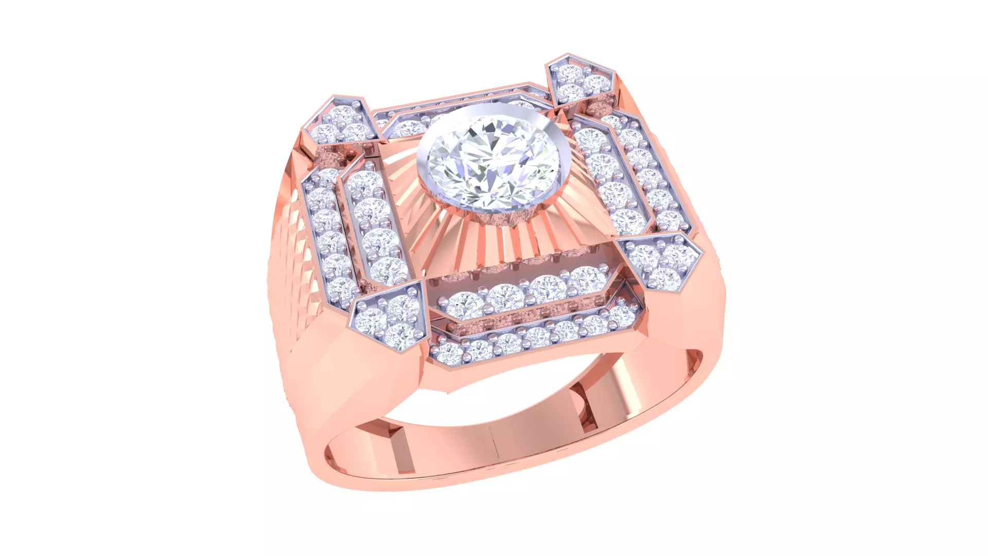 Engagement Wedding Ring 3dm STL OBJ FBX Renders Details 3D model 3D ...