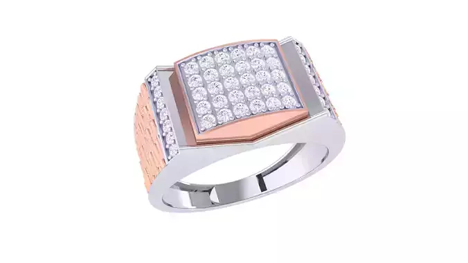 Engagement Wedding Ring 3dm STL OBJ FBX Renders Details