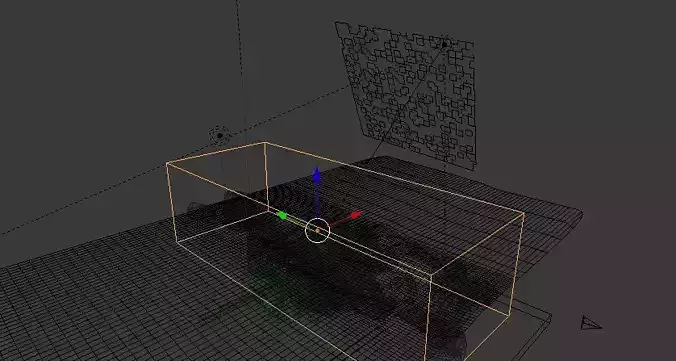 Forest room with object in it