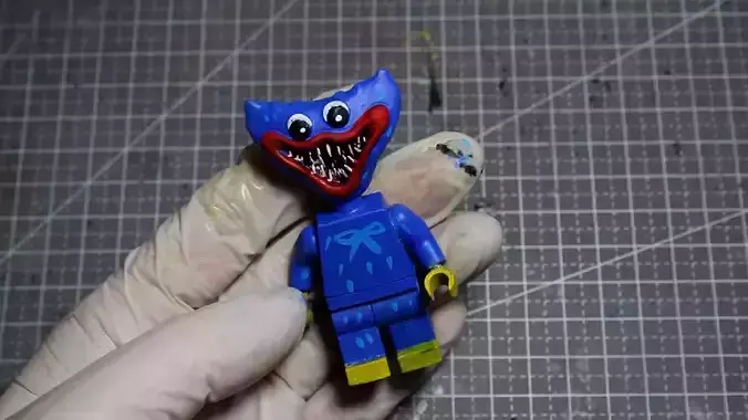 HUGGY LEGO 3D print model