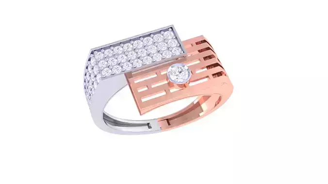Engagement Wedding Ring 3dm STL OBJ FBX Renders Details