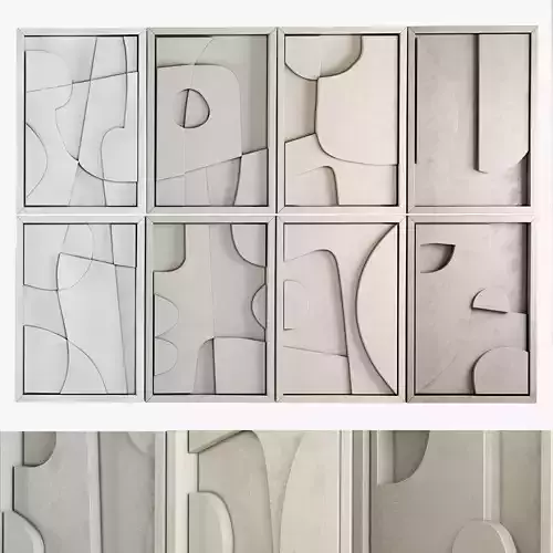 Set of Reliefs by Edith Beurskens