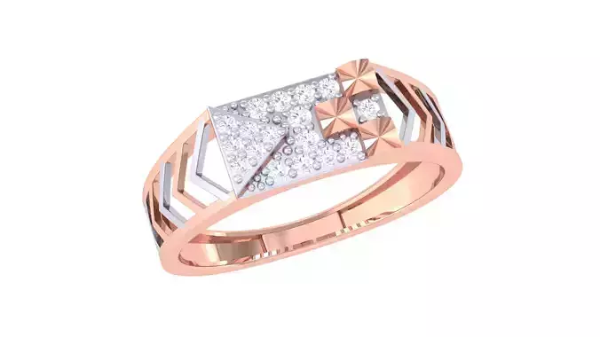 Wedding Engagement Rings 3dm STL OBJ FBX Renders Details