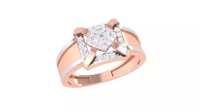 Wedding Engagement Rings 3dm STL OBJ FBX Renders Details