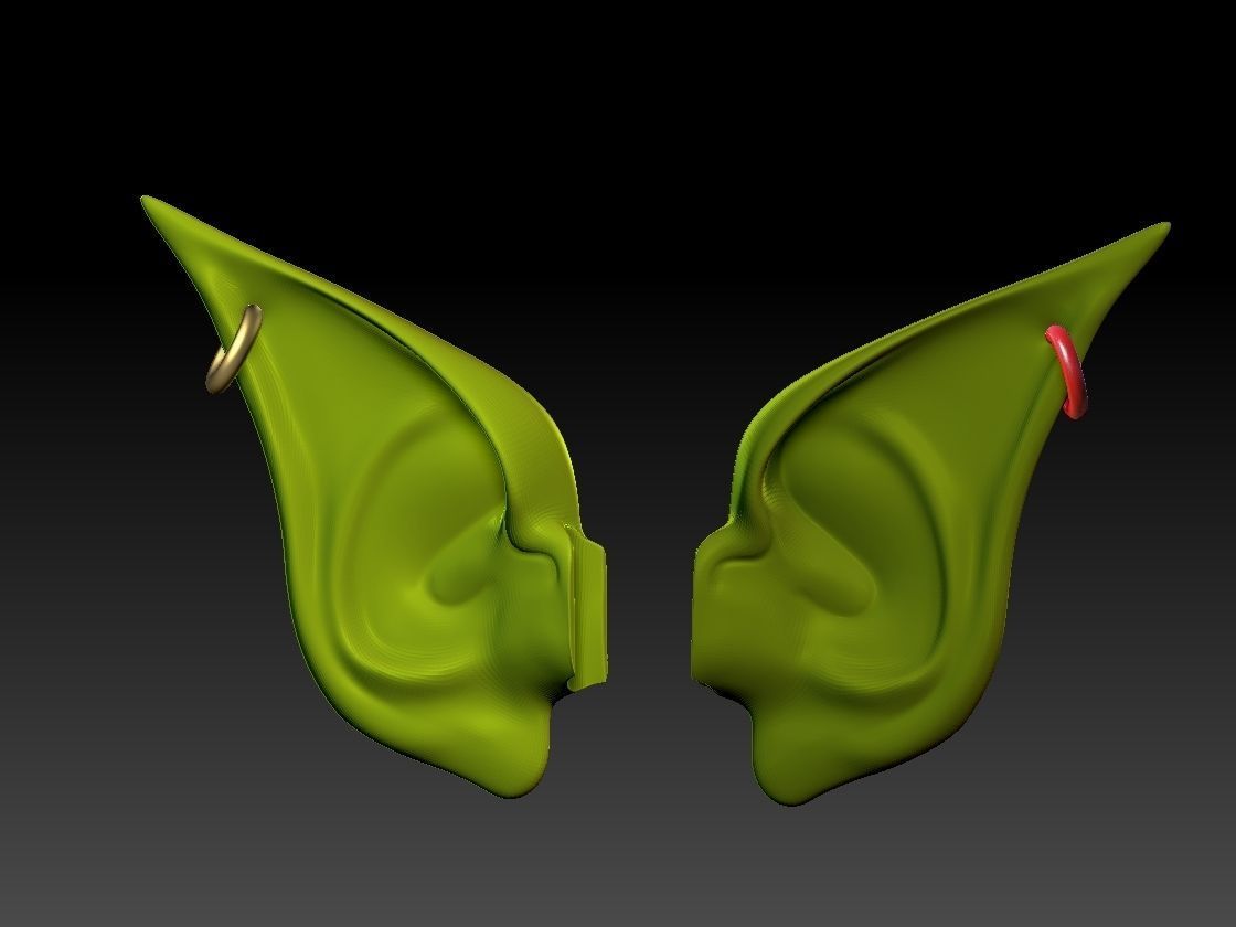 ELF ear headdress 3D print model_7