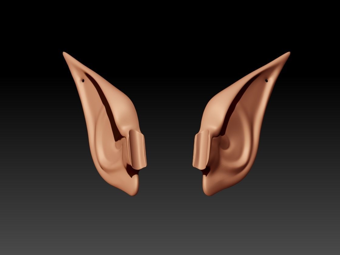 ELF ear headdress 3D print model_5